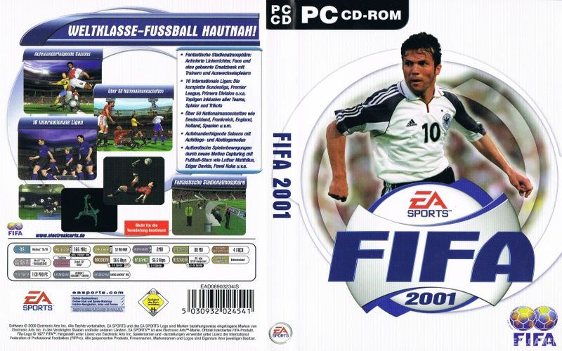 FIFA 2001 Cover Art