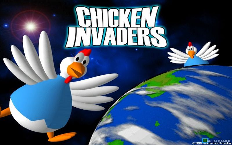 Chicken Invaders 1 Cover Art
