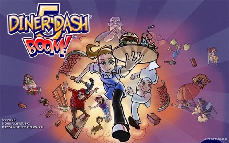 Diner Dash 5: BOOM Cover Art