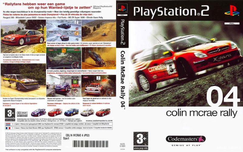 Colin McRae Rally 04 Cover Art