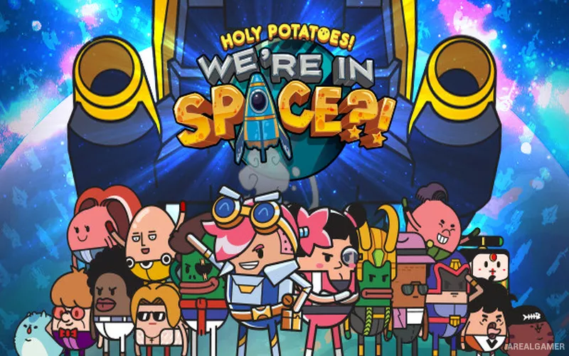 Holy Potatoes! We're in Space Cover Art