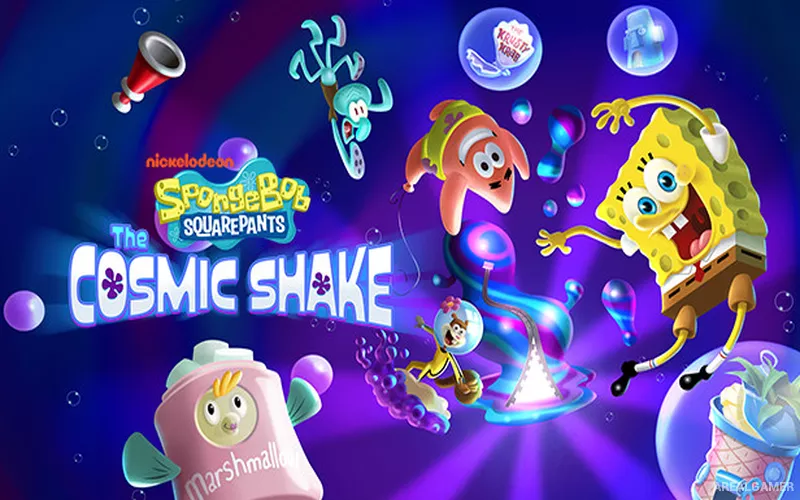 SpongeBob SquarePants: The Cosmic Shake Cover Art
