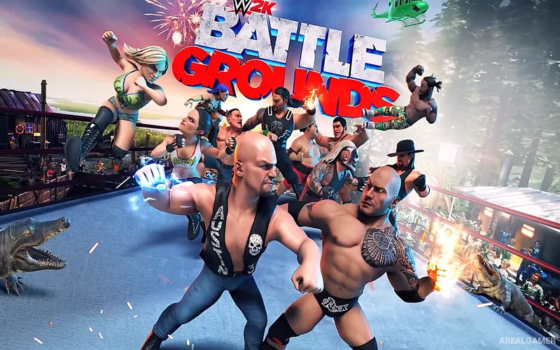 WWE 2K Battlegrounds Cover Art