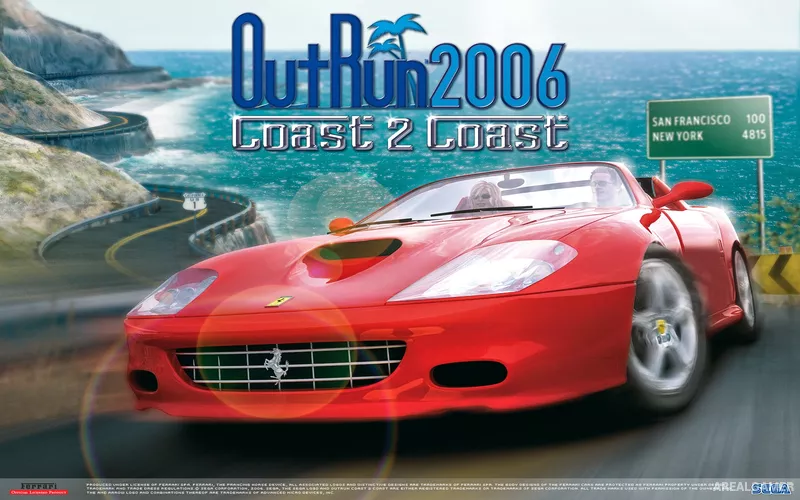 OutRun 2006: Coast 2 Coast Cover Art
