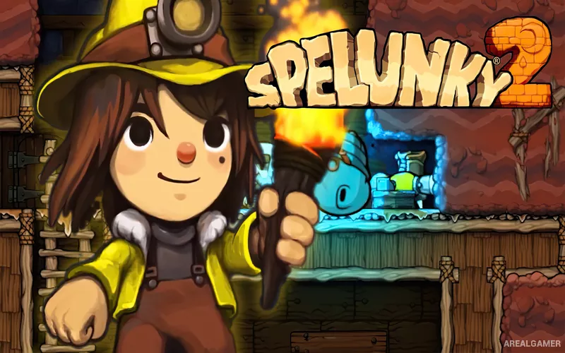 Spelunky 2 Cover Art
