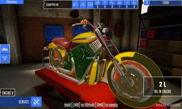 Biker Garage: Mechanic Simulator Screenshot 3