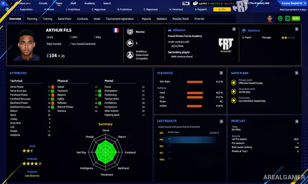Tennis Manager 2023 Screenshot 1