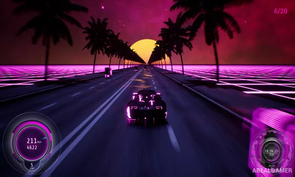 Synthwave Burnout Screenshot 1