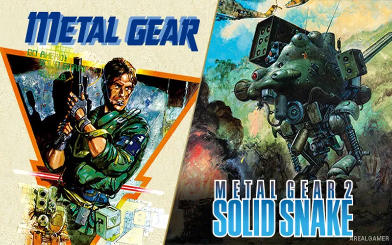 METAL GEAR & METAL GEAR 2: Solid Snakes Cover Art