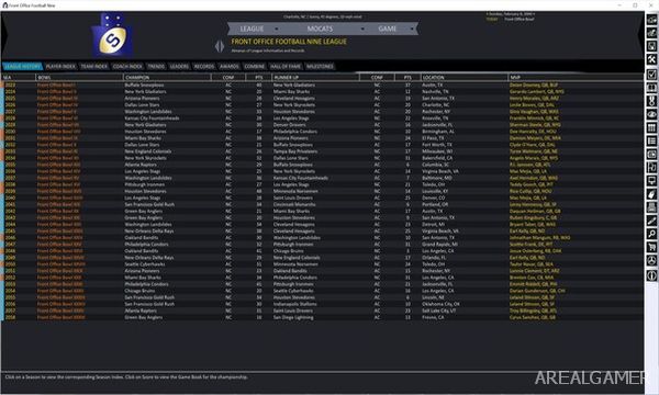 Front Office Football Nine Screenshot 2
