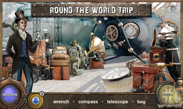 Hidden Objects - Around the World in 80 days Screenshot 1