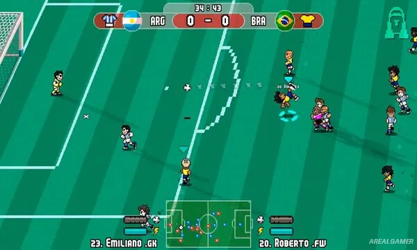 Pixel Cup Soccer - Ultimate Edition Screenshot 1