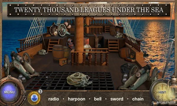 Hidden Object Adventure: Captain Nemo. Objets Cachés Screenshot 1