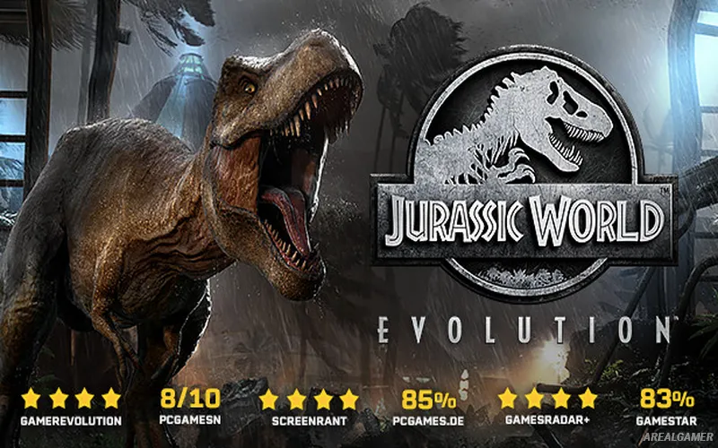 Jurassic World Evolution 1 Cover Art