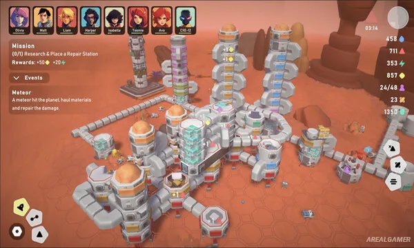Stellar Settlers: Space Base Builder Screenshot 3
