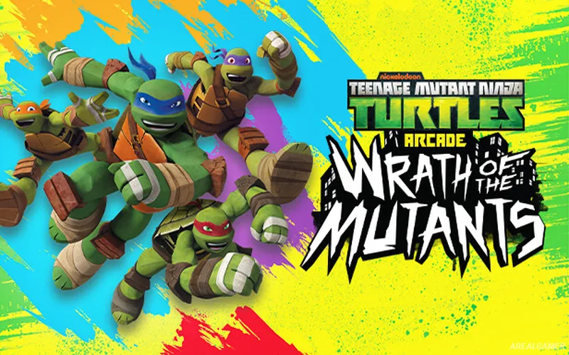 Teenage Mutant Ninja Turtles Arcade: Wrath of the Mutants Cover Art