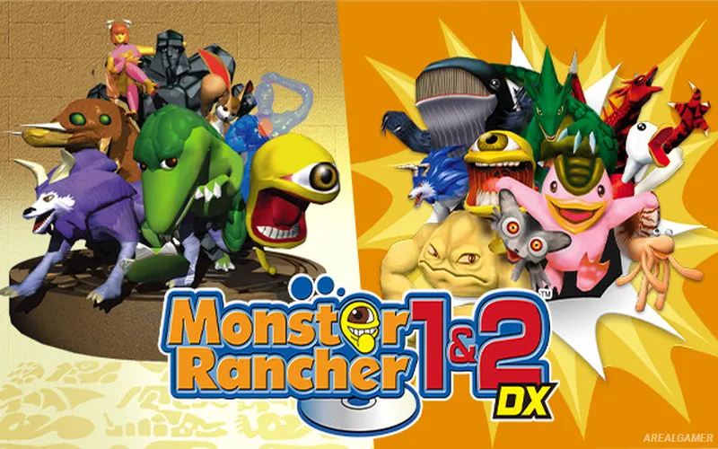 Monster Rancher 1 & 2 DX Cover Art