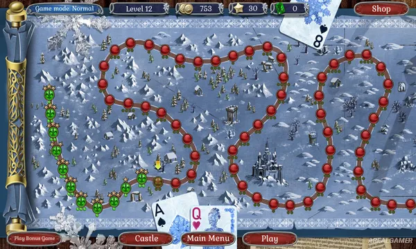 Jewel Match Solitaire Winterscapes Screenshot 3