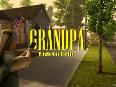 Grandpa High on Retro