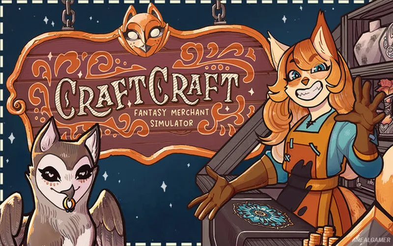 CraftCraft: Fantasy Merchant Simulator Cover Art