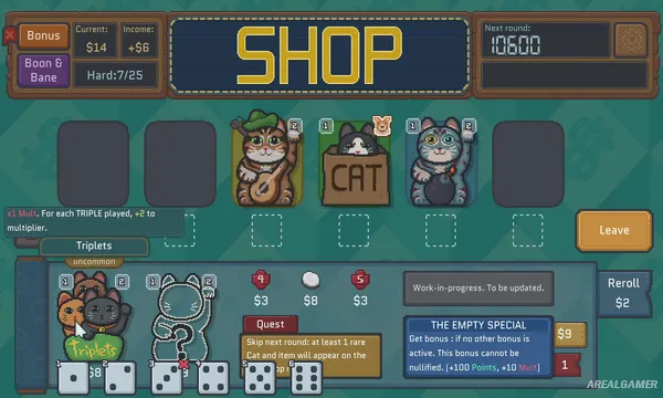 Cats & Dice Screenshot 1