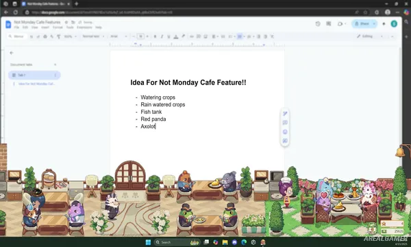 Not Monday Cafe Screenshot 3
