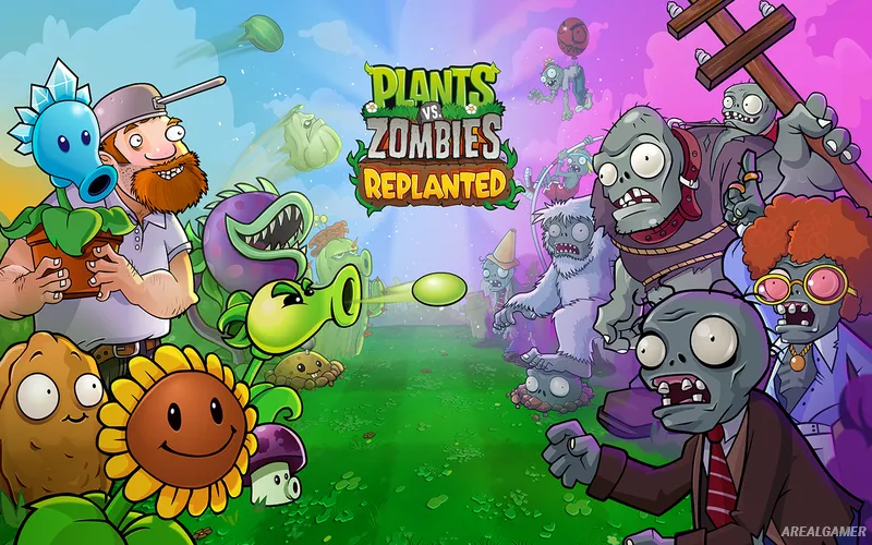 Plants vs. Zombies: Replanted Cover Art