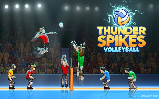 Thunder Spikes Volleyball Cover Art
